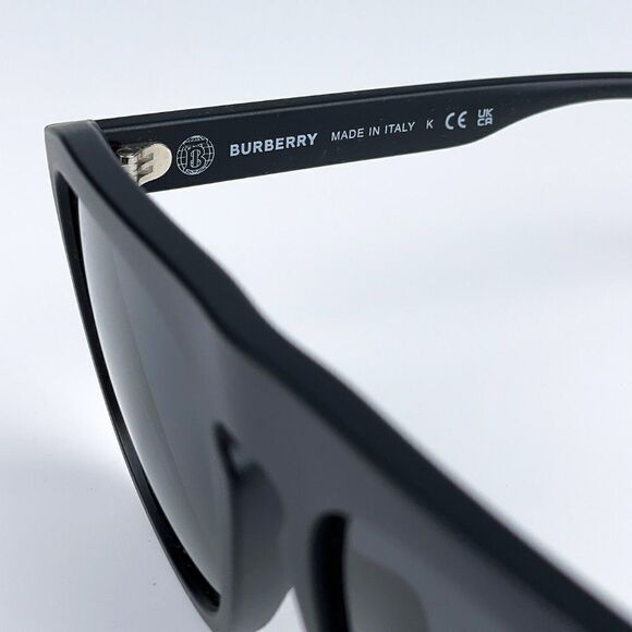 NEW Burberry BE4396U 346487 Matte Black Grey Square Unisex Sunglasses NEW Burberry BE4396U 346487 Matte Black Grey Square Unisex  main image 4
